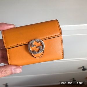 Authentic Gucci Orange 6 Rings Key Holder Case